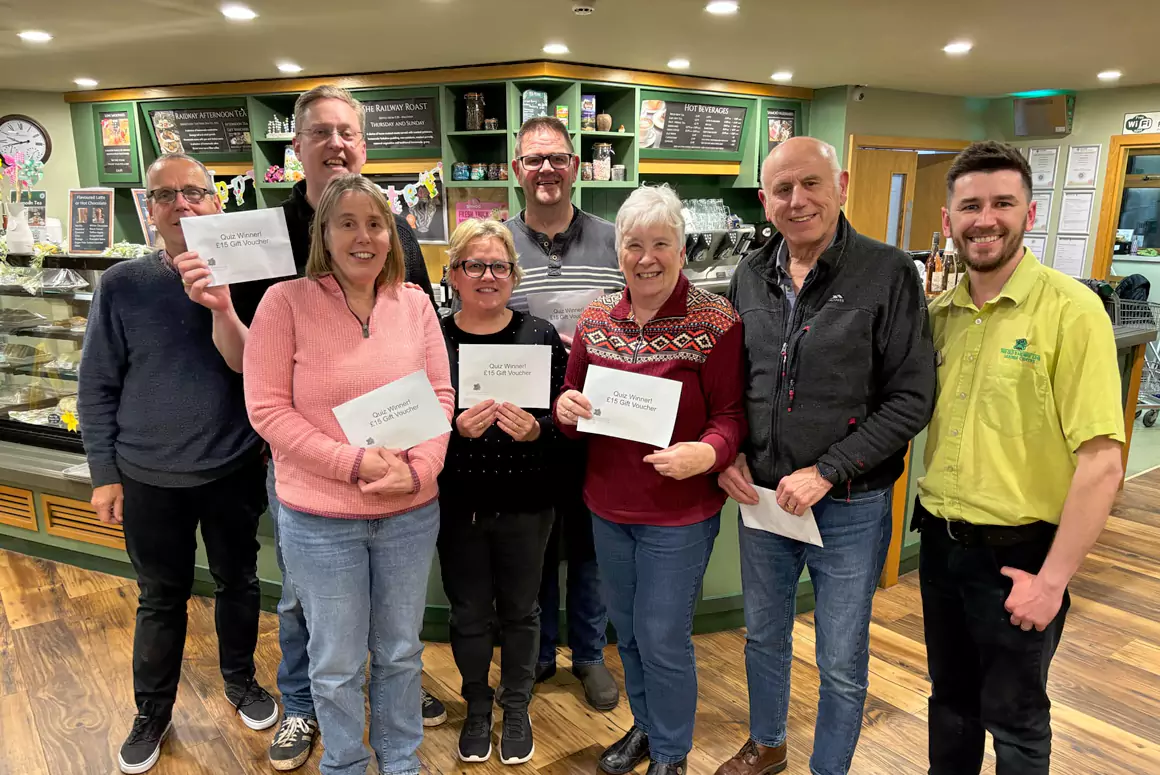 The Old Railway Line Garden Centre, nestled in Three Cocks between Brecon and Hay-on-Wye, is thrilled to announce that they raised an incredible £1,103 at their Quiz & Curry Night on Friday, 21st March in support of Greenfingers charity. An impressive £513 of this total came purely from the half-time raffle. Retail & Event Manager, Mathew Lewis, expressed his gratitude, stating, "We're pleased to have raised this fantastic total and want to say a huge thank you to our local community for coming along and helping us raise such a significant amount for an amazing cause. Your support truly makes a difference." The event was a huge success, with over 120 attendees enjoying an evening of trivia, delicious curry, and fundraising fun. The generous support from customers who participated in the quiz, purchased raffle tickets, and donated to the cause was key to reaching this fantastic total. Greenfingers is dedicated to creating well-designed outdoor spaces in children’s hospices for life-limited children, providing them and their families with a peaceful and therapeutic environment to enjoy together. The Old Railway Line Garden Centre is always looking for ways to support important causes through fundraising events. With more charity events in the pipeline, keep an eye on their website and social media for upcoming announcements. For more information about The Old Railway Line Garden Centre and upcoming events, please call 01497 847055 or visit www.oldrailwaylinegc.co.uk.