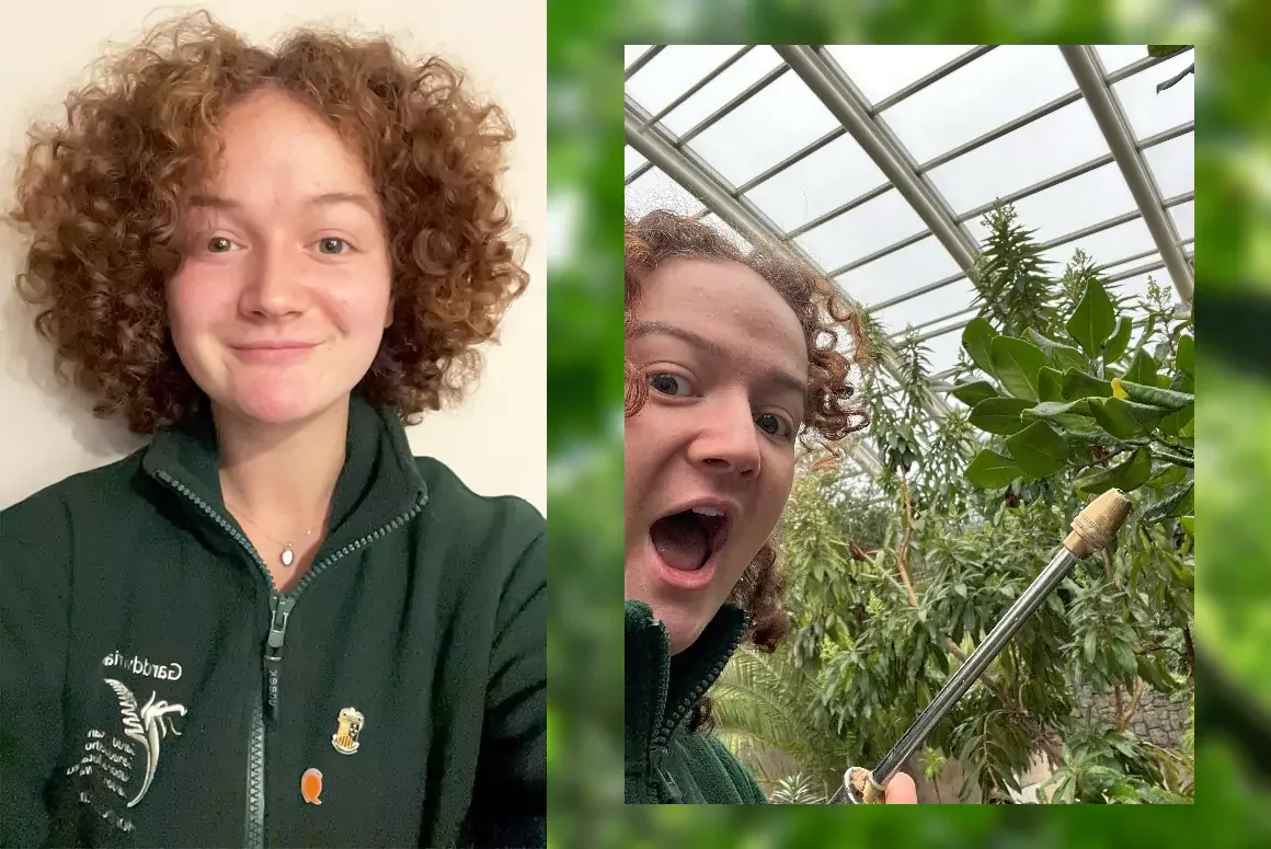 Katie an Apprentice Horticulturalist at NBGW Wins Bursary