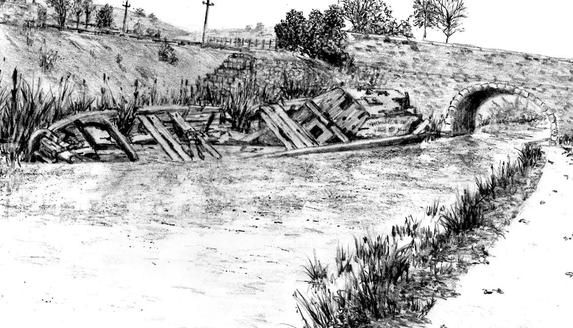 Montgomery Canal ‘Ghost Boat’ Inspires Midland Artist