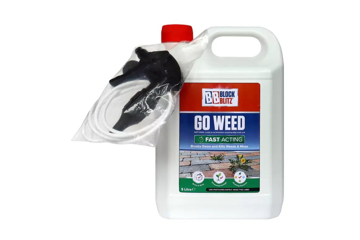 Go Weed 5L Weedkiller with Trigger Spray from Block Blitz