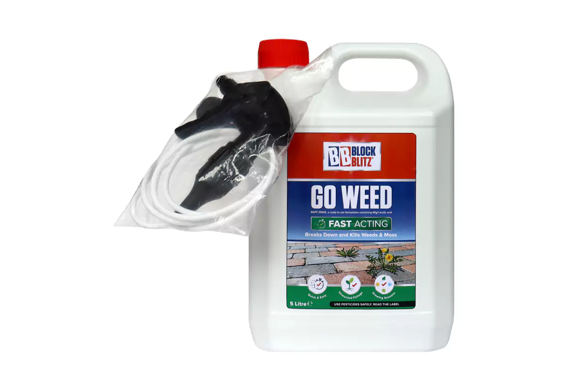 Go Weed 5L Weedkiller with Trigger Spray from Block Blitz