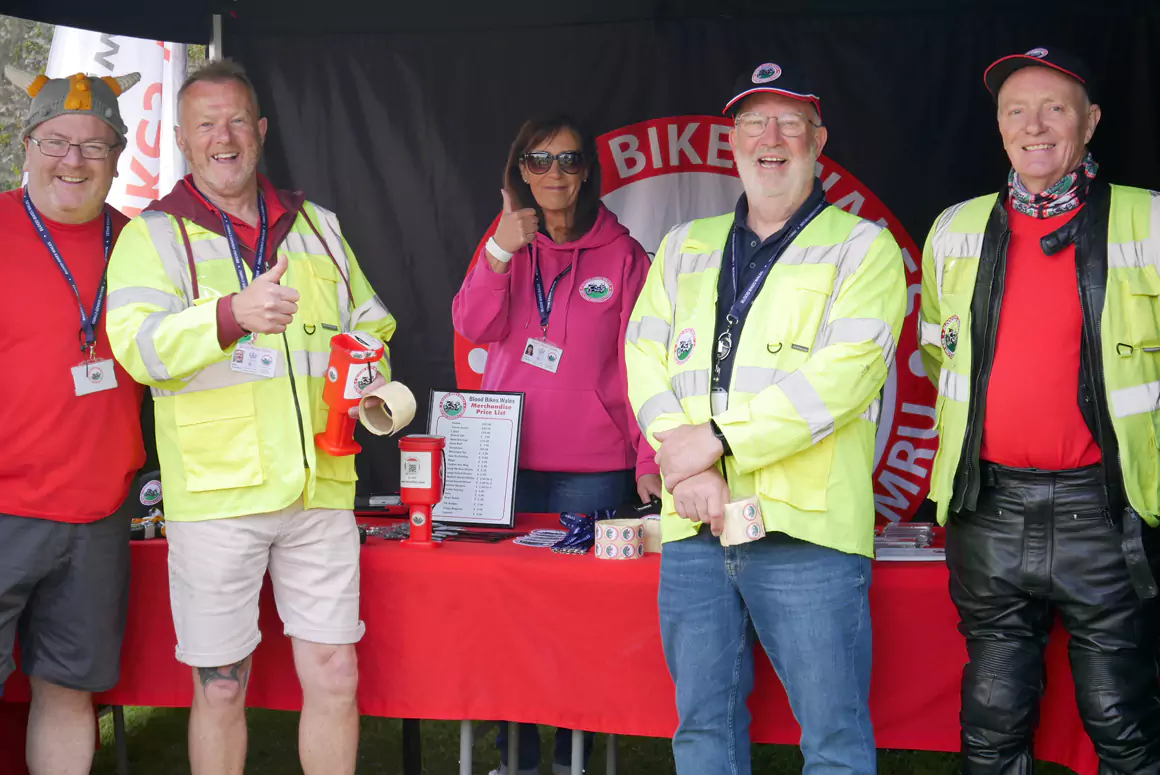 Blood Bikes Wales Ride Back into the Cowbridge Food Festival