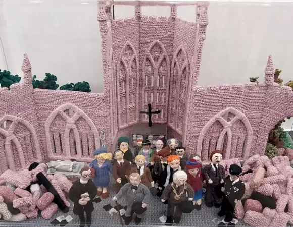 Special VE Day Wool Art Installation Wows Wonderwool Visitors