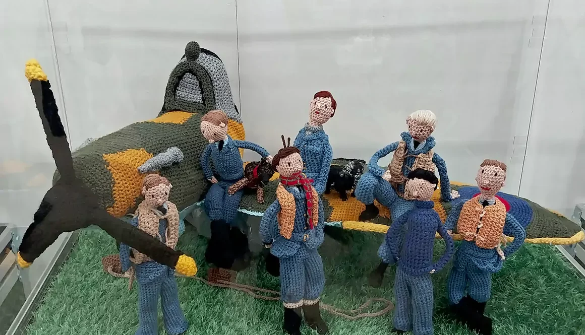 Special VE Day Wool Art Installation Wows Wonderwool Visitors