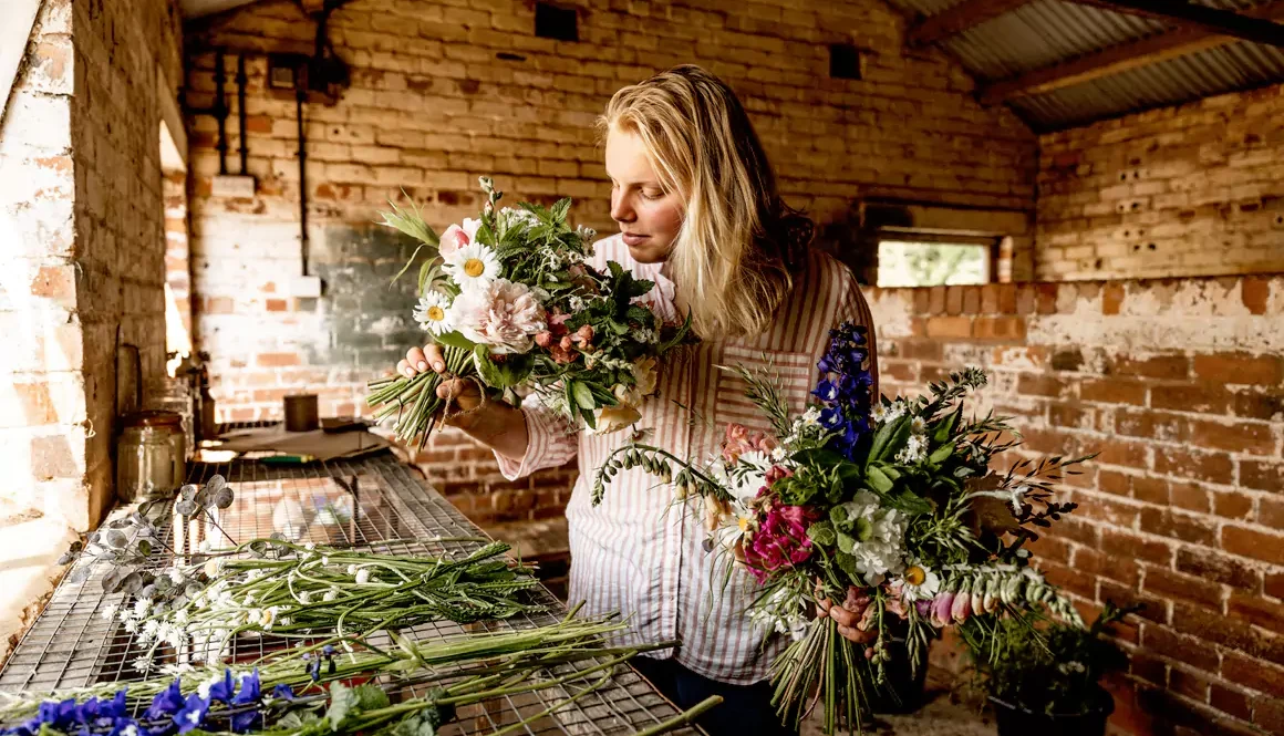 Ellen Firth photo courtesy Firth Flock Flowers
