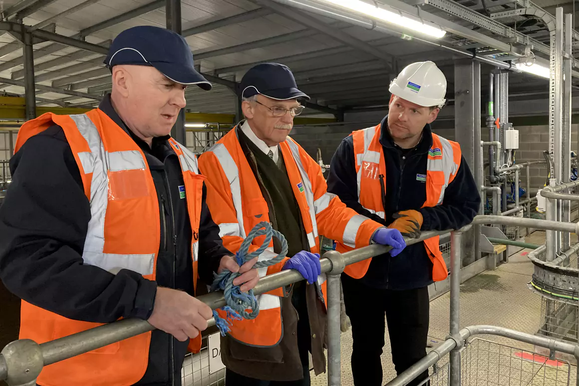 MS for North Wales Visits Hafren Dyfrdwy’s Water Treatment Works
