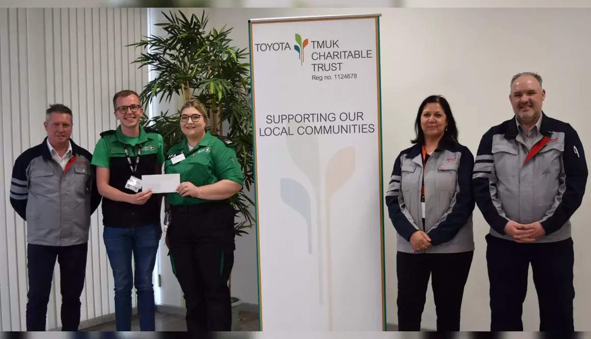 Toyota Charitable Trust Donation Helps St John Ambulance Cymru