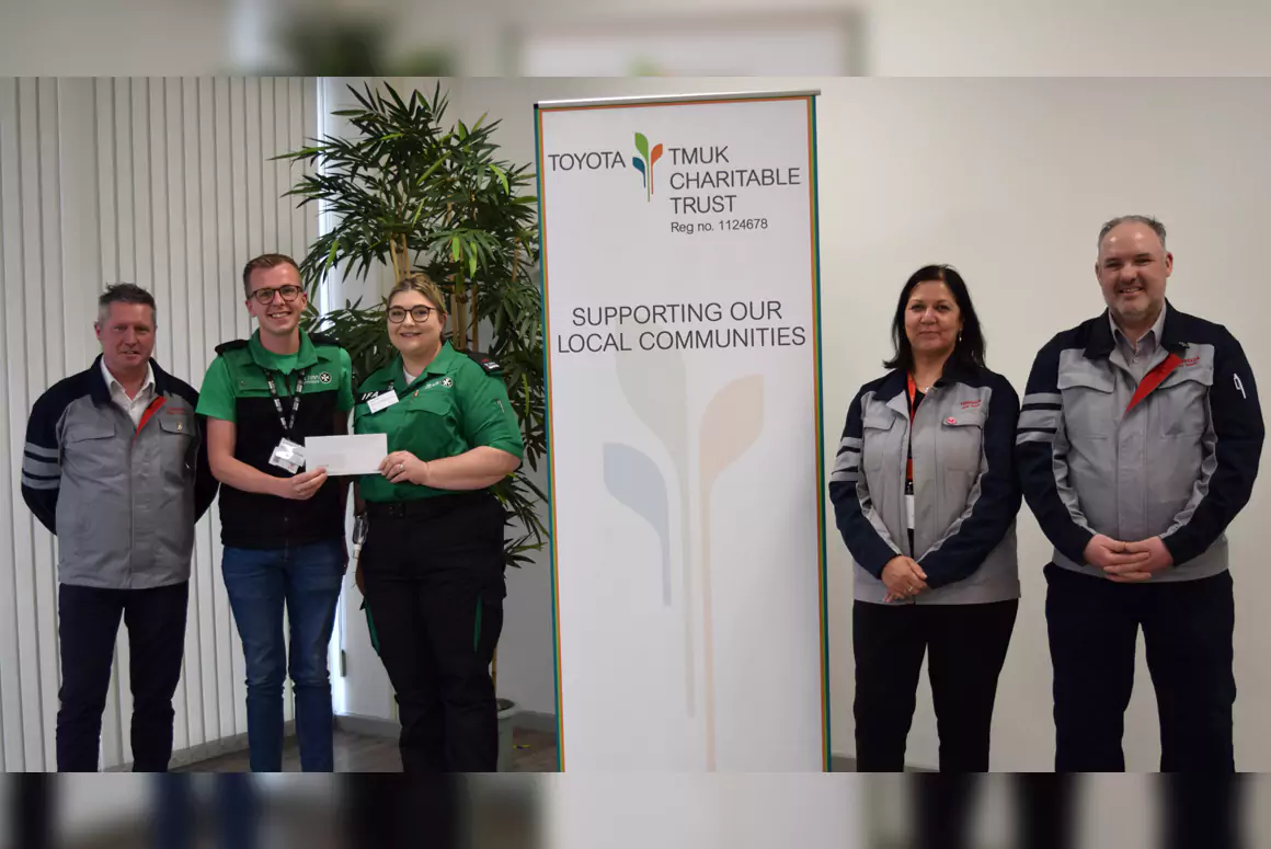 Toyota Charitable Trust Donation Helps St John Ambulance Cymru