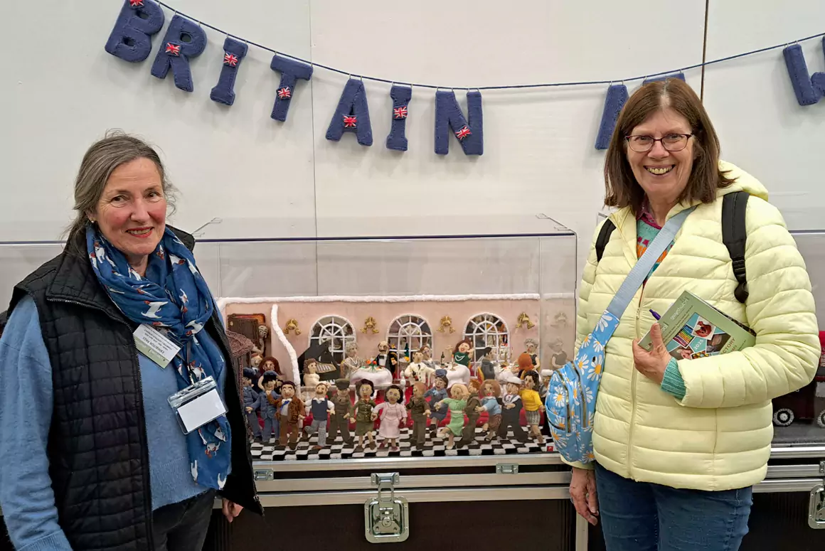 Special VE Day Wool Art Installation Wows Wonderwool Visitors