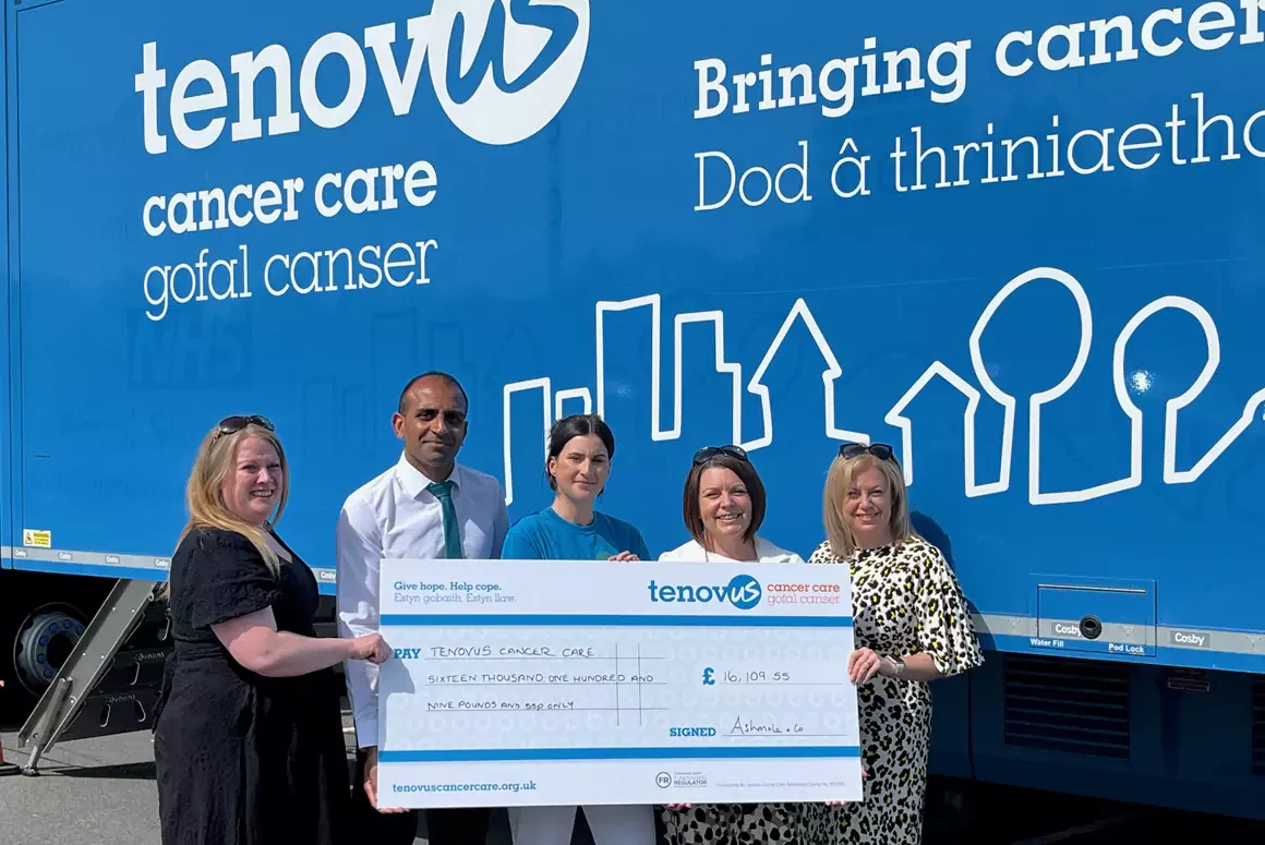 Ashmole & Co Raise Staggering £16,000 for Tenovus Cancer Care