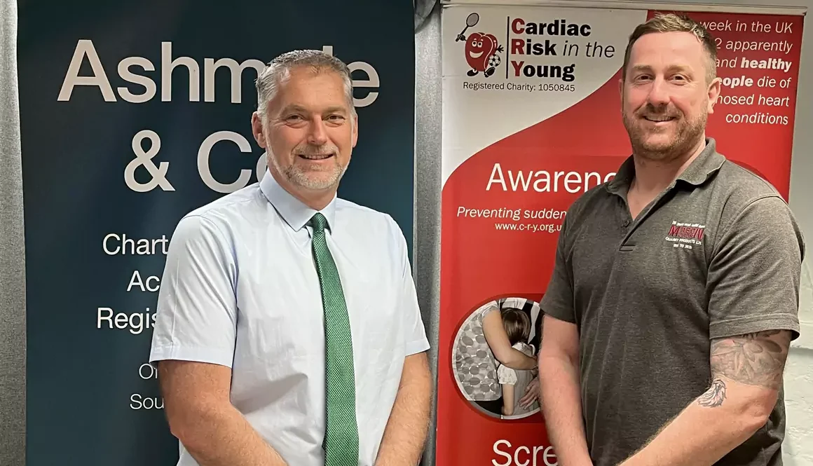 Ashmole & Co Set to Raise Funds for C-R-Y Charity