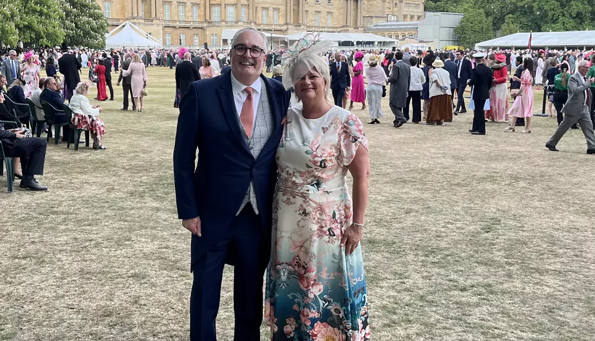 Royal Recognition for Engineering Lecturer and Wife