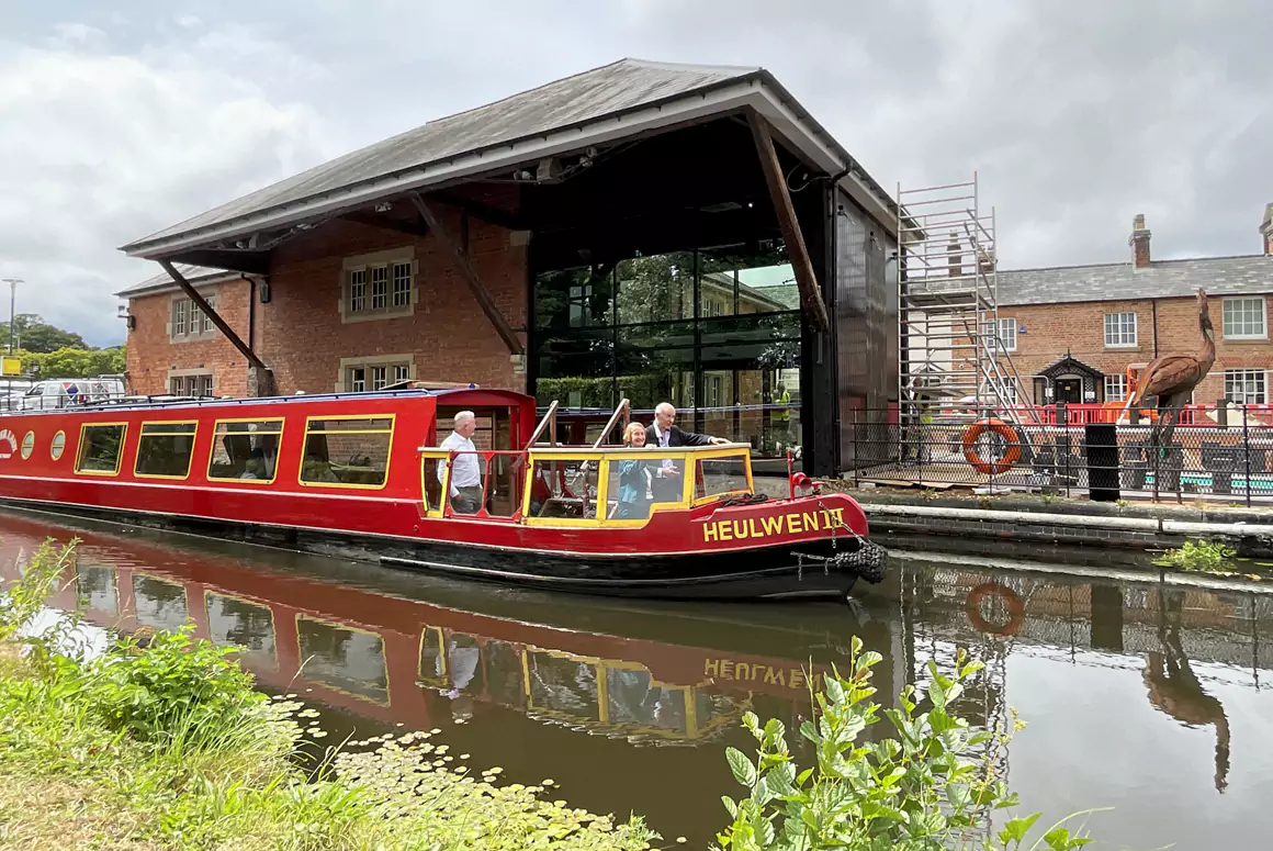 Minister Views Progress on £14m Canal Restoration Project
