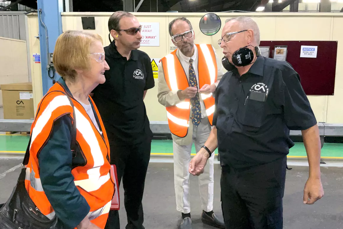 Minister Views Progress on £14m Canal Restoration Project