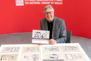 Rare Cartoons Gifted to the National Library of Wales