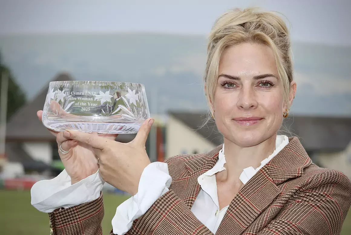 RWAS Champion Takes NFU Woman Farmer of the Year Award