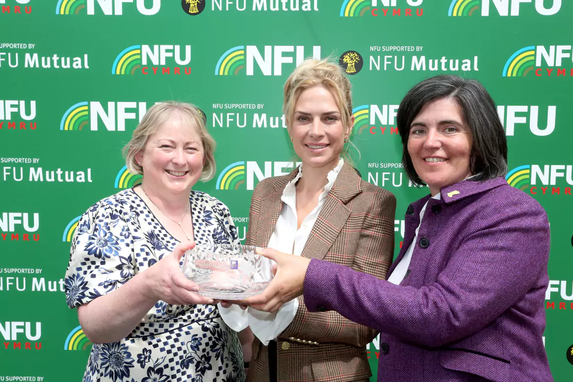 RWAS Champion Takes NFU Woman Farmer of the Year Award