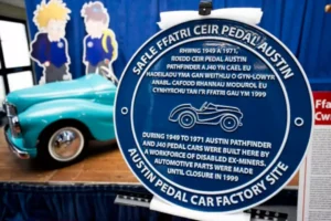 Legacy of Austin Pedal Cars Factory Honoured with Blue Plaque