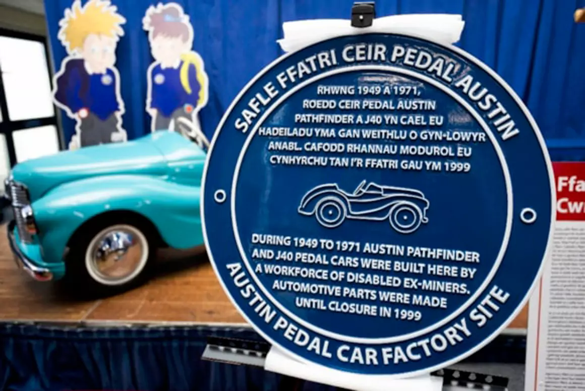 Legacy of Austin Pedal Cars Factory Honoured with Blue Plaque