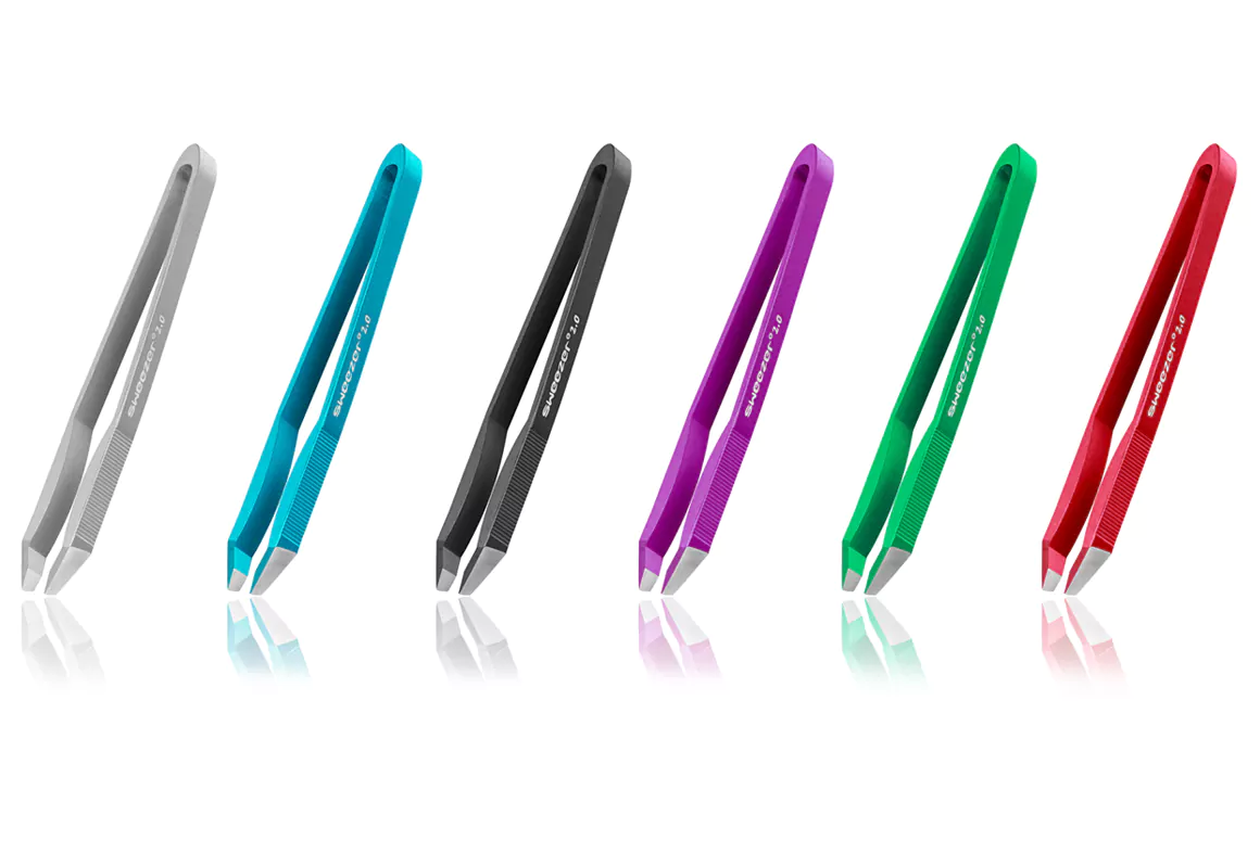 Tweezer Sweezer 2.0 Slanted Eyebrow Tweezers from Rubis Switzerland