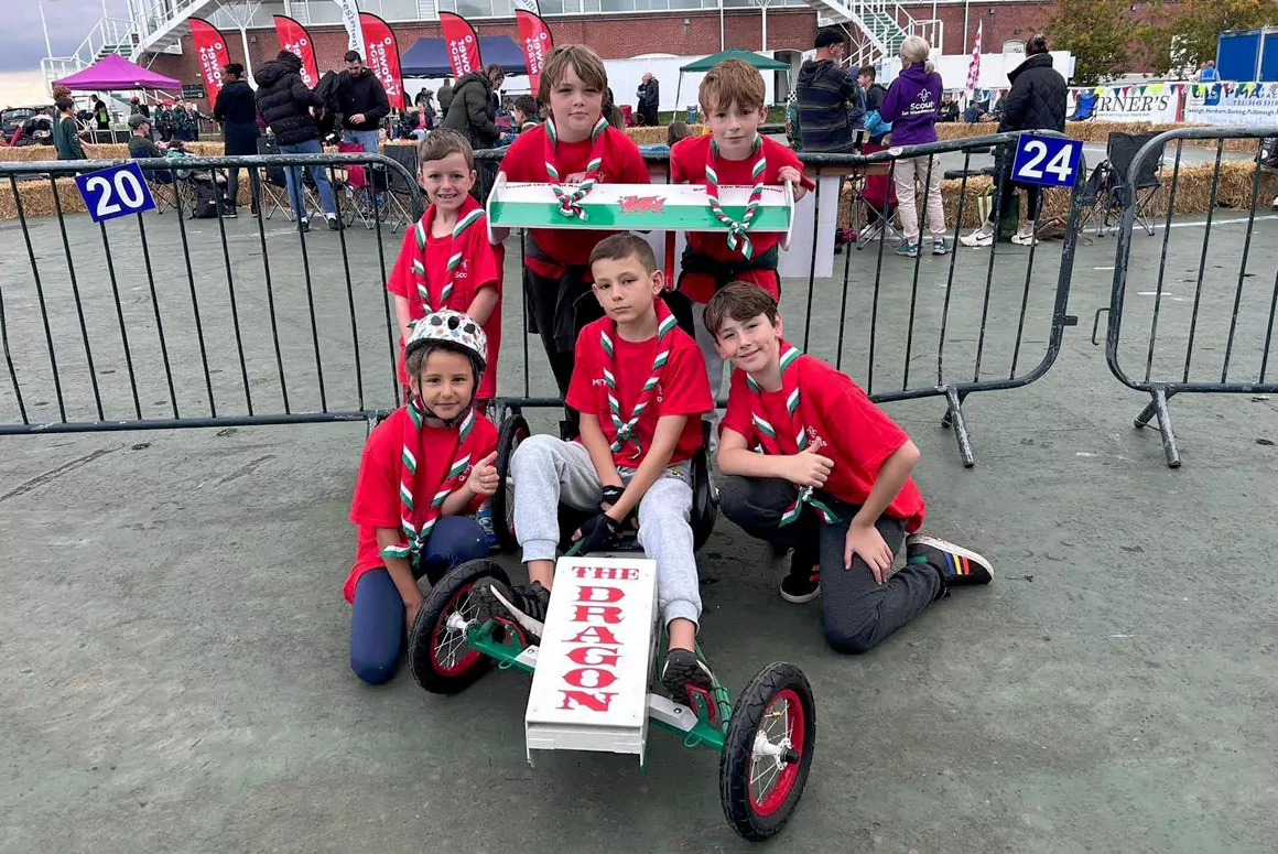 Aberaeron Cubs and New Quay Sea Scouts Fly the Flag for Wales