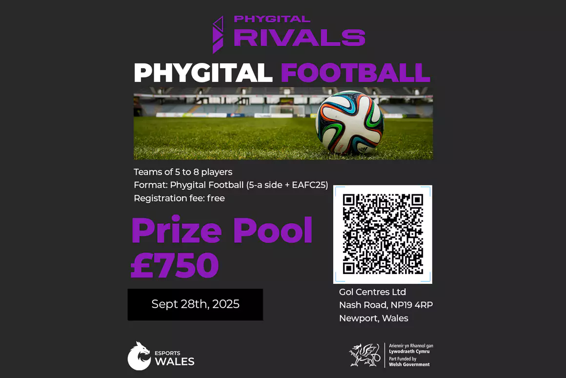 Wales to Host Phygital Football Qualifiers Ahead of Games of the Future 2025