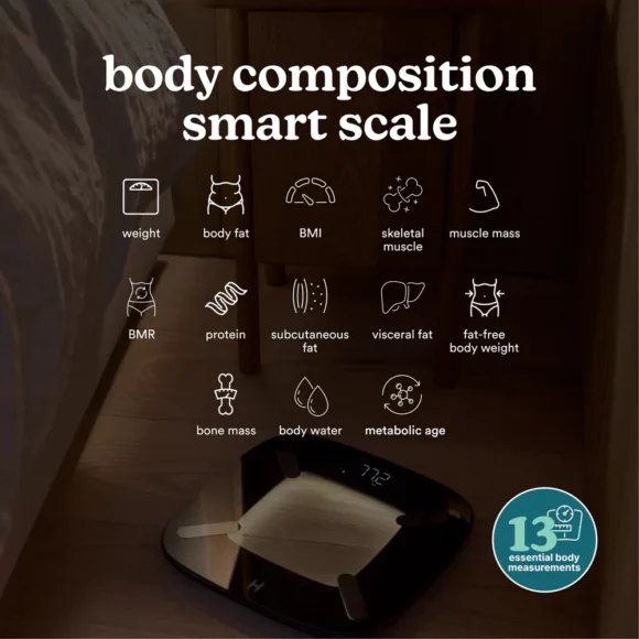 Glo Body Analyser Bathroom Scale With Ambient Illumination from Homedics