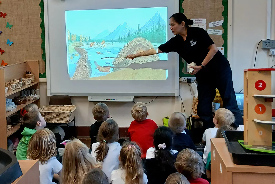 Pupils Learn About a Once Widespread Native Animal