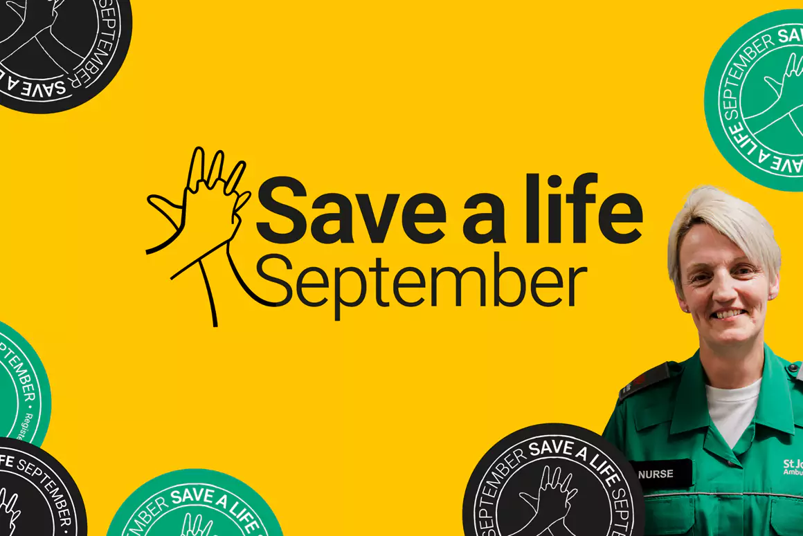 Help make Wales a community of lifesavers by learning new skills during Save a Life September