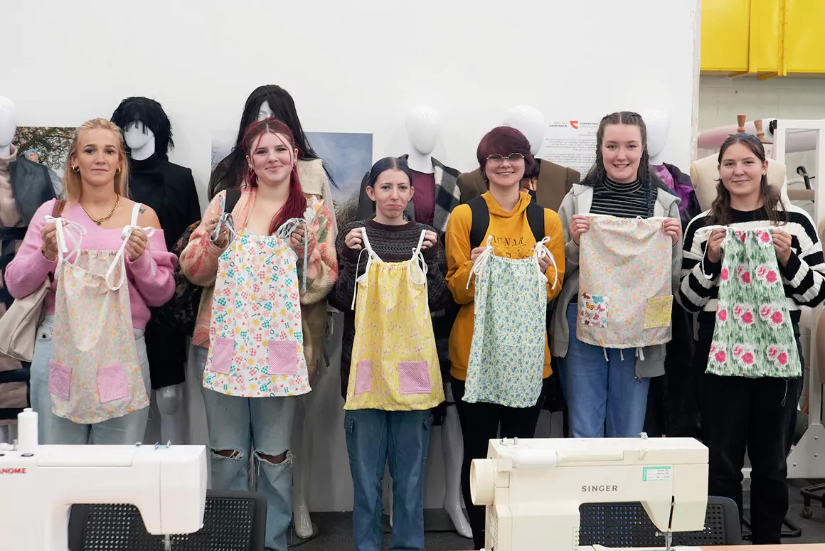 Students Work with Art School to ‘Dress a Girl Around the World’