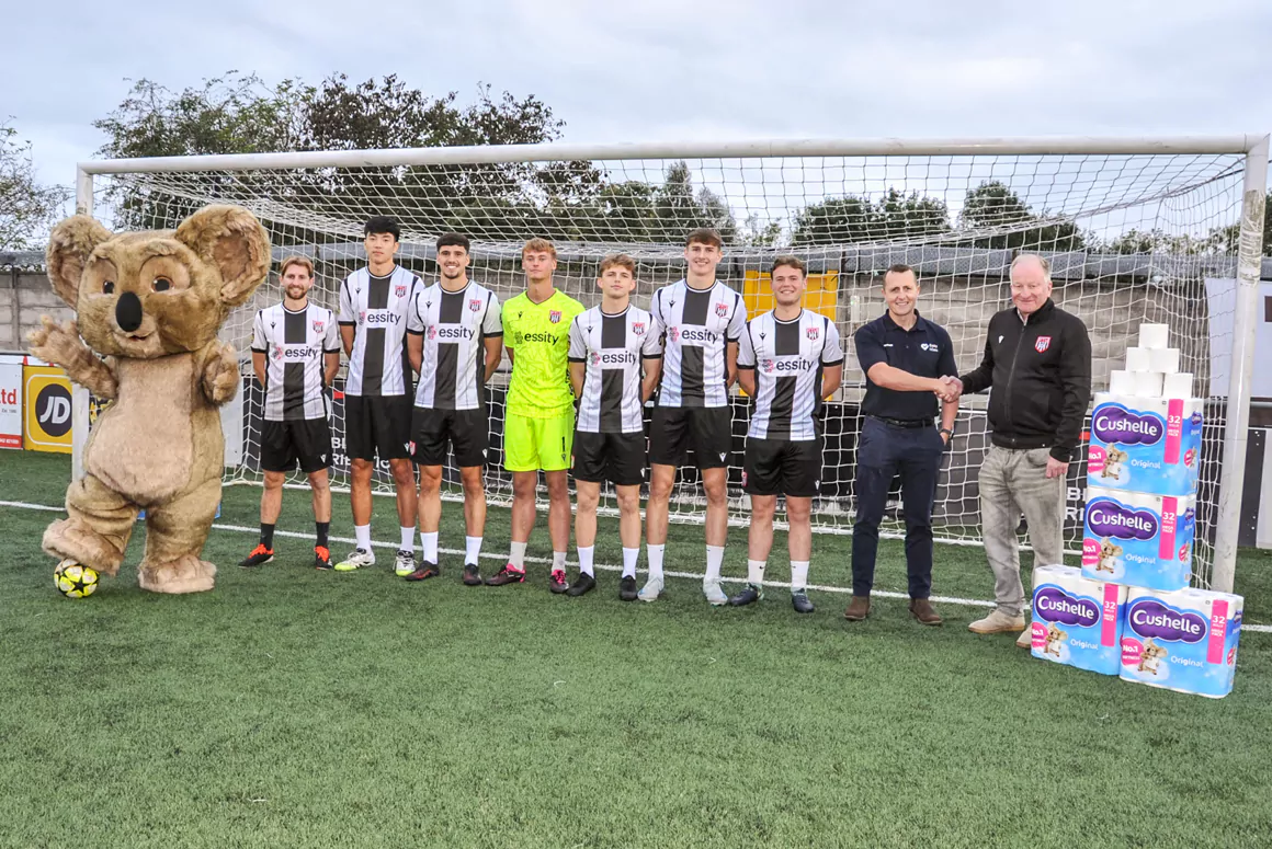 Essity Kicks Off Season with Flint Town FC Sponsorship Renewal
