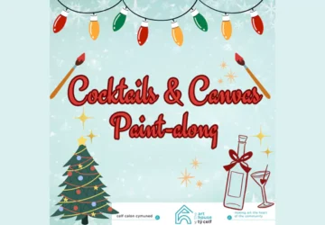 Festive Cocktails & Canvas Paint-along