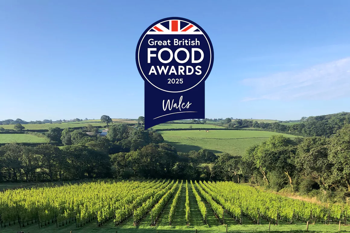 Pembrokeshire’s Velfrey Vineyard Voted Regional Winner for Wales in the Great British Food Awards Pembrokeshire’s Velfrey Vineyard Voted Regional Winner for Wales in the Great British Food Awards
