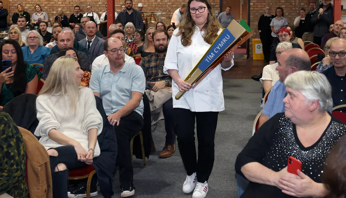 Training Provider Hosts Team Wales Skills Torch Relay