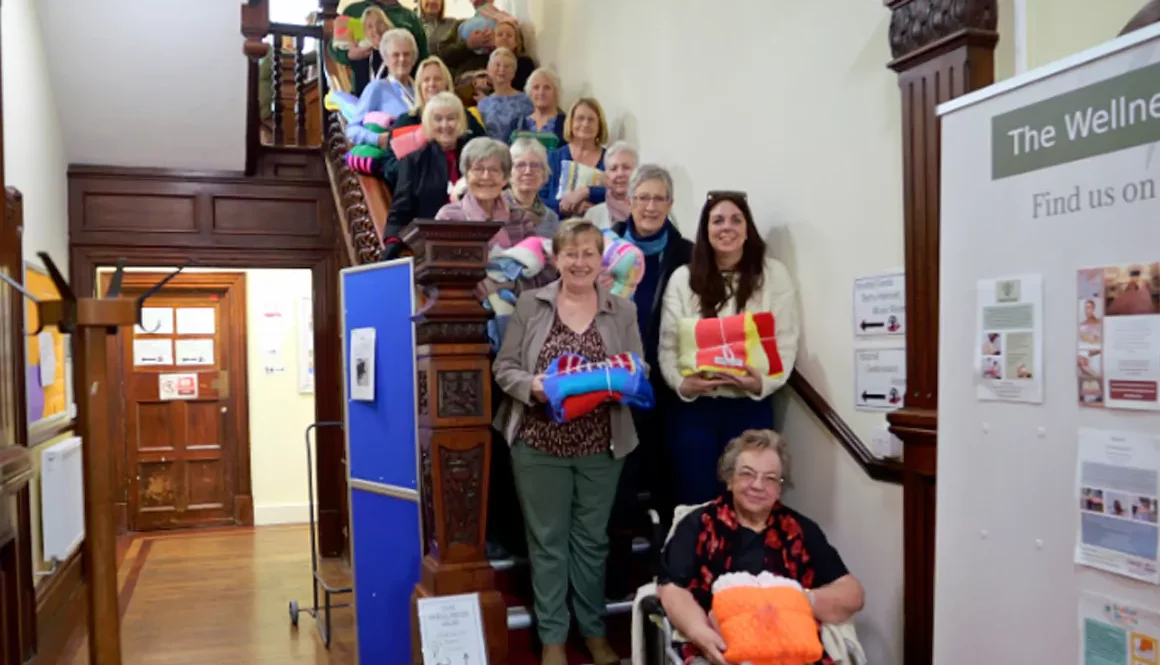 Handmade Blankets Bring Comfort Across Caerphilly
