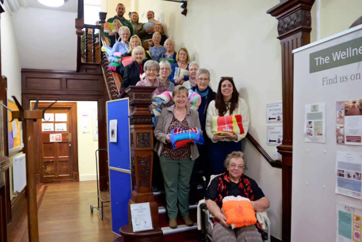 Handmade Blankets Bring Comfort Across Caerphilly