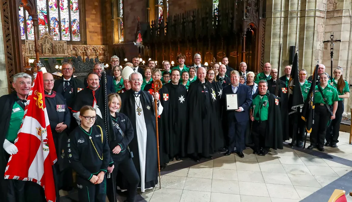 Volunteers Honoured at St John Ambulance Cymru Service