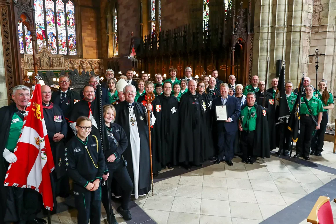 Volunteers Honoured at St John Ambulance Cymru Service Volunteers Honoured at St John Ambulance Cymru Service