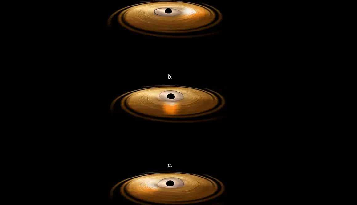 Astronomers Spot Star “Wobbling” Around Black Hole