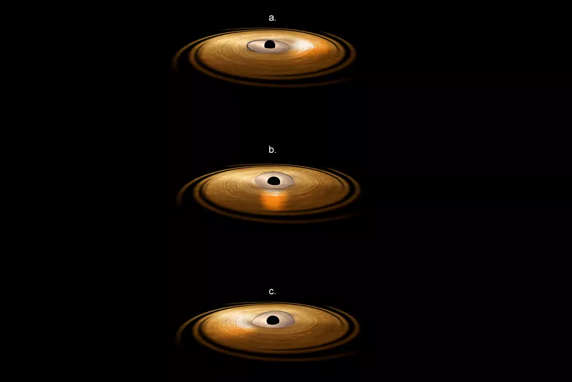 Astronomers Spot Star “Wobbling” Around Black Hole