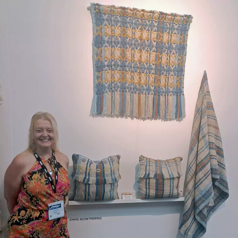 Bursary Winner Focused on Woven Welsh Yarn Products