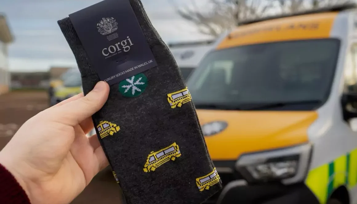 Support St John Ambulance Cymru with Limited-edition Socks