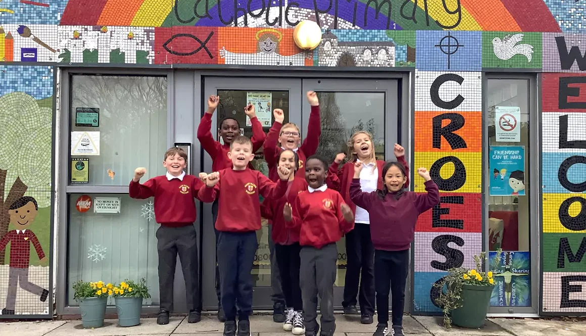 St Mary’s RC Primary School Celebrates Recent Estyn Inspection