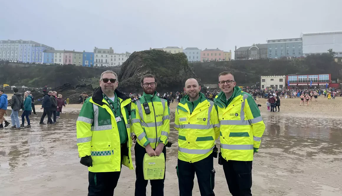 The St John People Giving the Gift of their Time Over Christmas