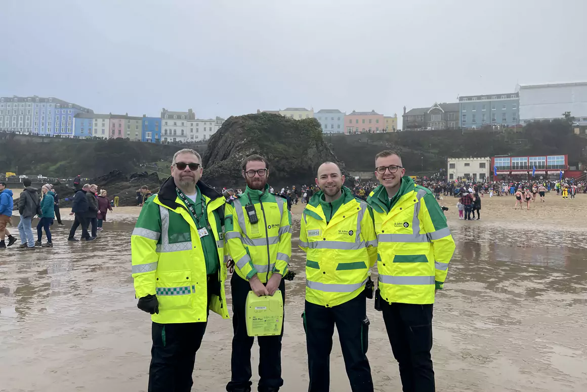 The St John People Giving the Gift of their Time Over Christmas