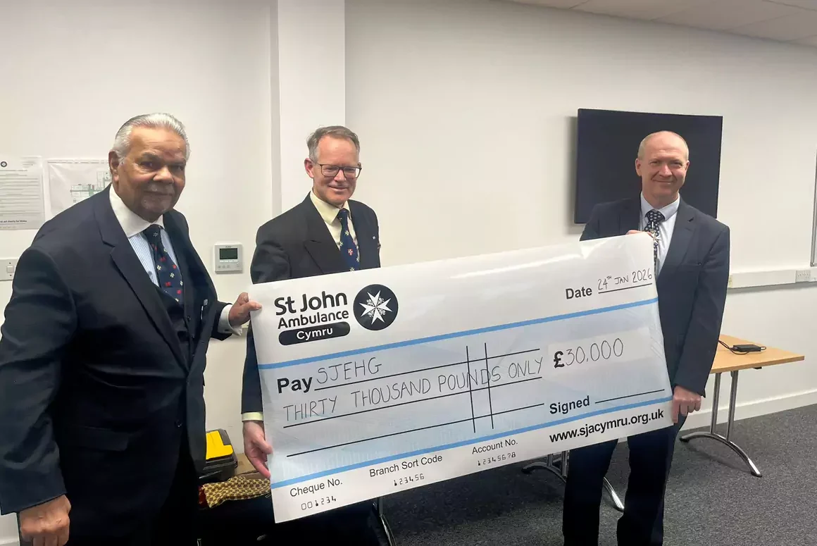 St John Ambulance Cymru Supports Vital Eye Care in Middle East