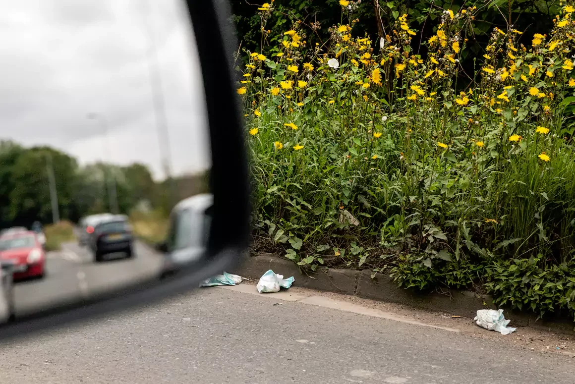 Litter Found on 99% of Main Roads in Wales Litter Found on 99% of Main Roads in Wales
