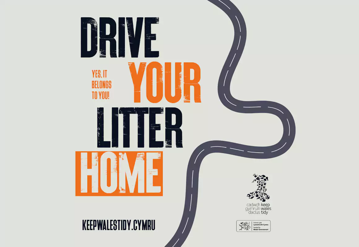Litter Found on 99% of Main Roads in Wales