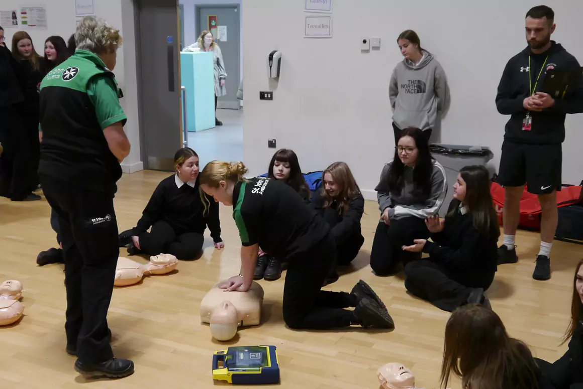 Over 900 Pupils and Staff Learn Lifesaving Skills with SJA Cymru