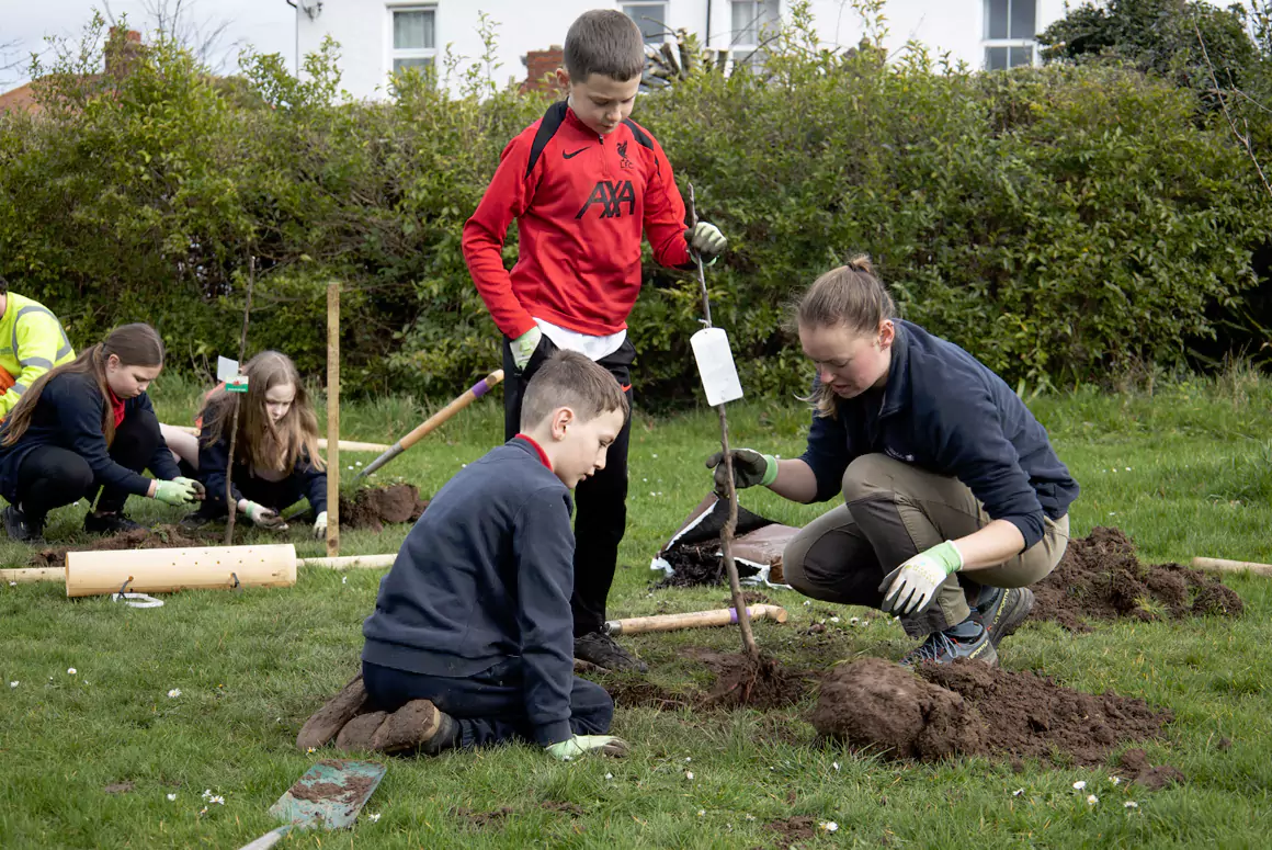 Prestatyn Pupils Plant Support for Nature